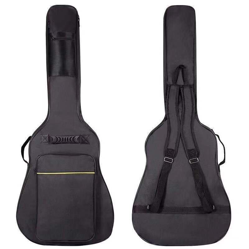 Guitar Strap Padded - 1 قطعة أسود مقاوم للماء مزدوجة