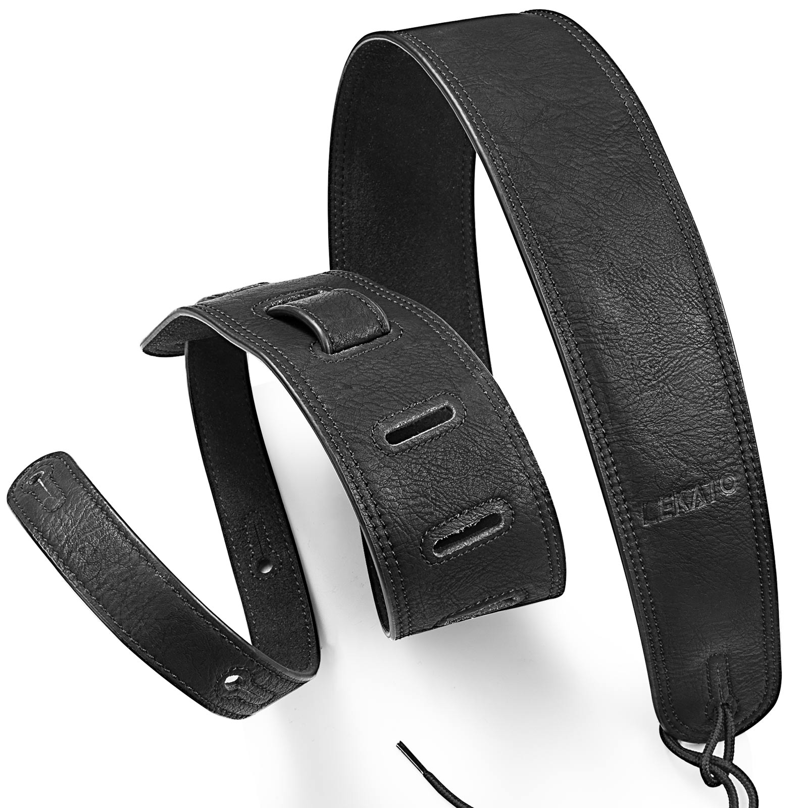 Guitar Strap Padded - حزام جيتار Lekato Bass من الجلد