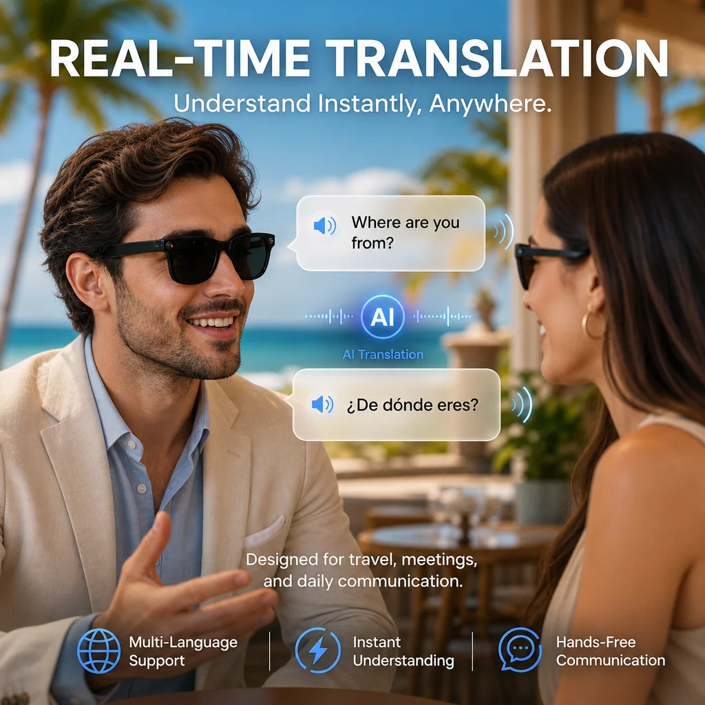نظارات كاميرا ذكية جديدة بتقني - مراجعة Audio Music To Video وسعره