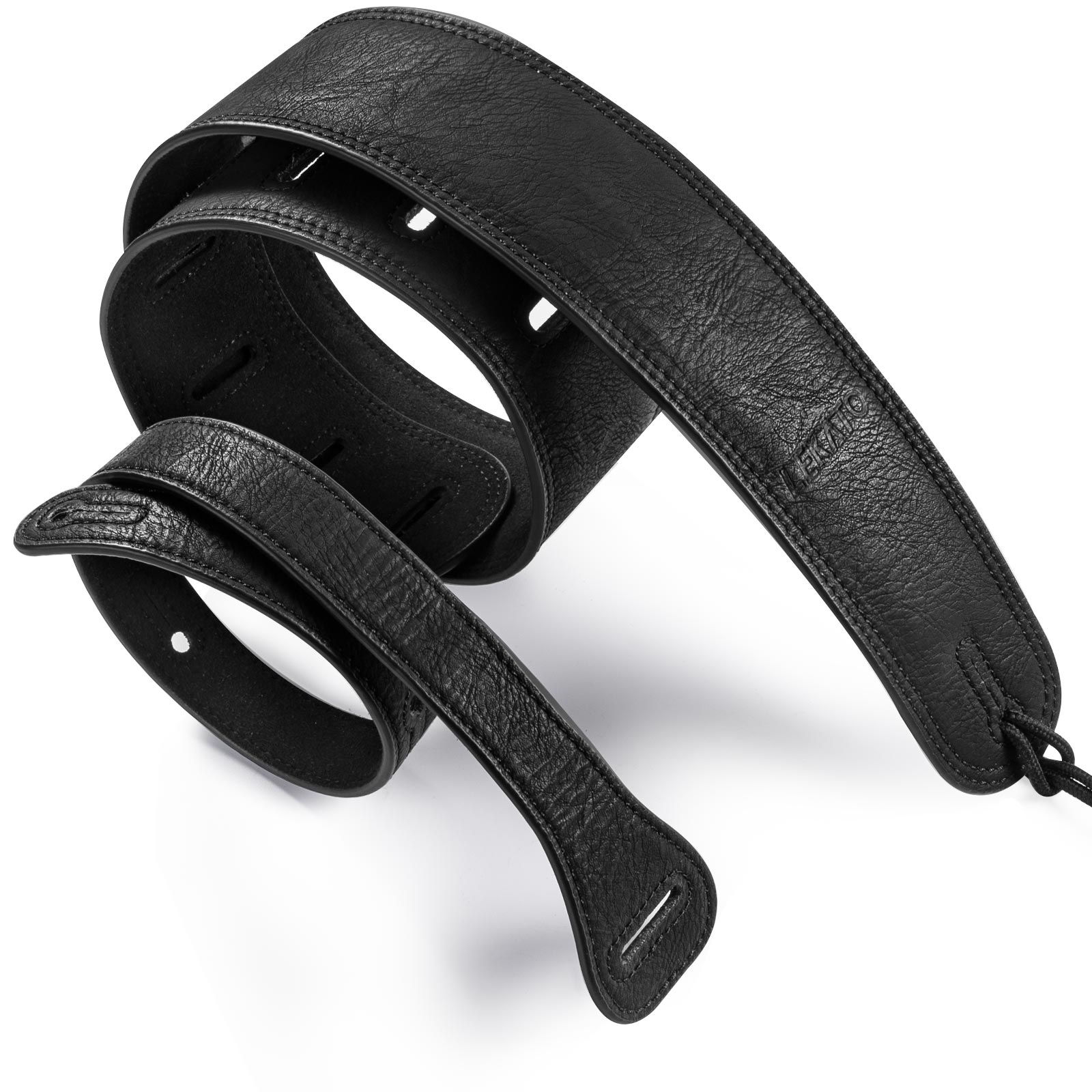 حزام باس من الجلد الحرفي من Le - مراجعة Guitar Strap Padded وسعره