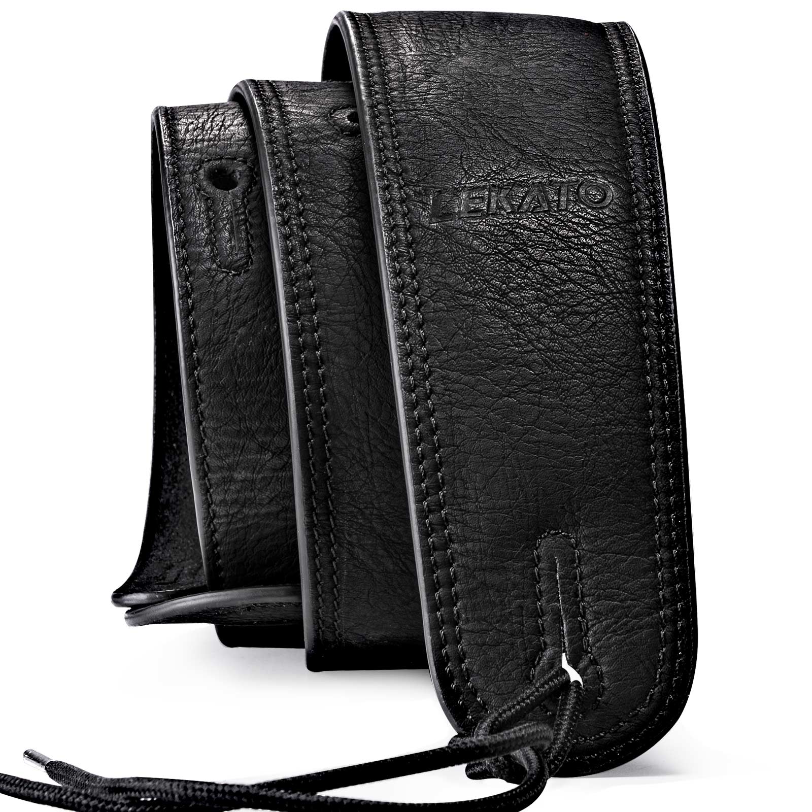 حزام باس من الجلد الحرفي من Le - مراجعة Guitar Strap Padded وسعره