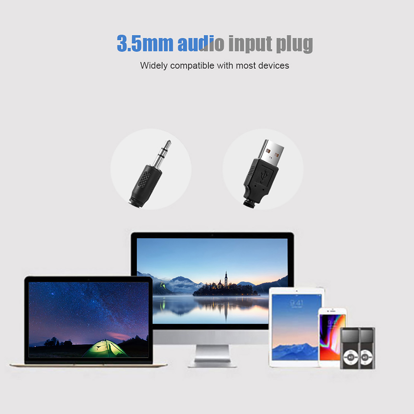 مكبرات الصوت المحمولة USB السل - مراجعة Audio Music Player Pc وسعره