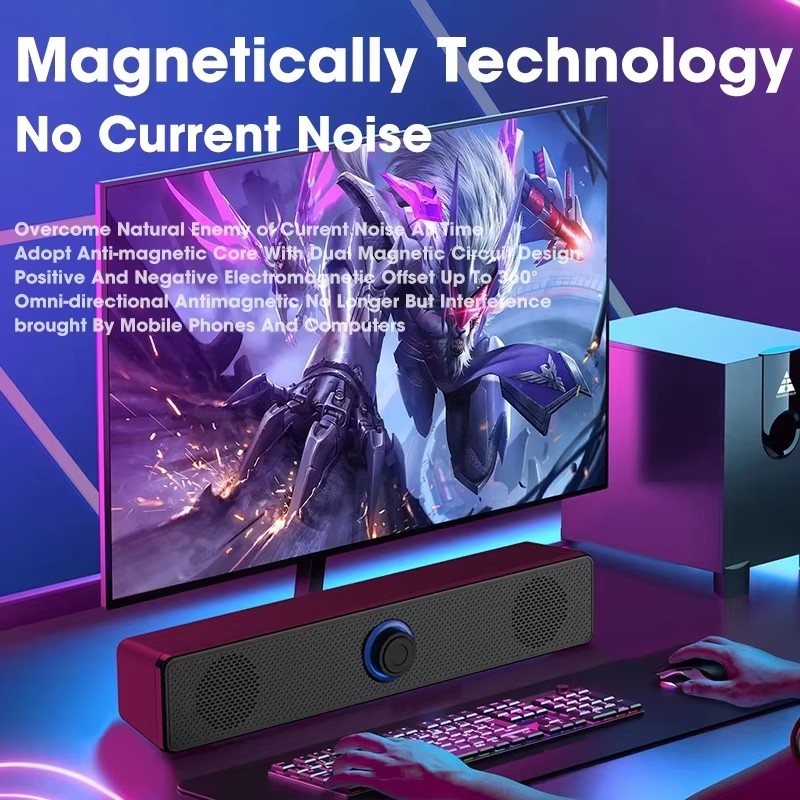 مكبر صوت موسيقي للكمبيوتر سلكي - مراجعة Audio Music Player Pc وسعره