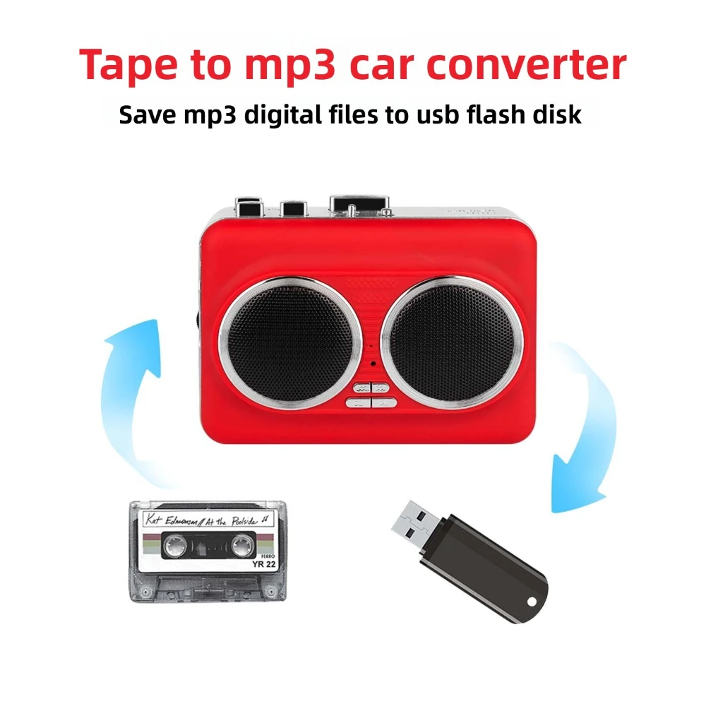 مشغل كاسيت USB لالتقاط الصوت و - مراجعة Audio Music Player Pc وسعره
