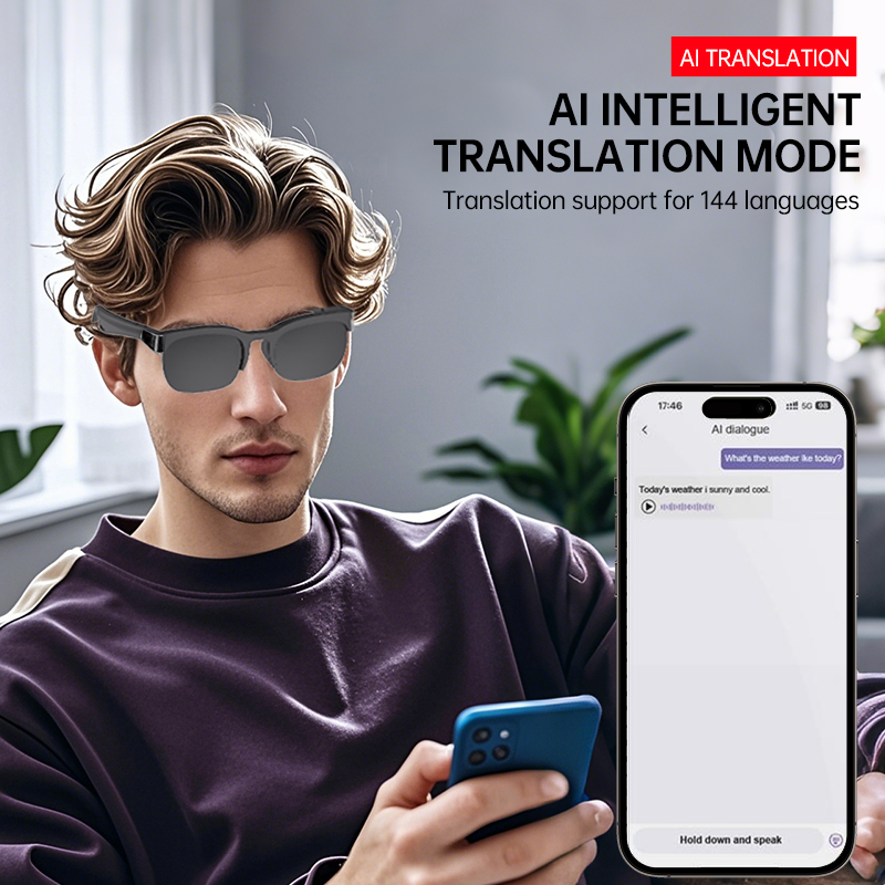 نظارات ذكية بتقنية البلوتوث مع - مراجعة Audio Music To Video وسعره