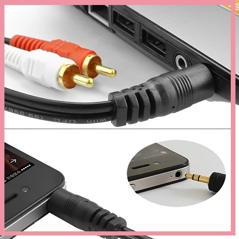 كابل صوت ستيريو 3.5 ملم ذكر إل - مراجعة Audio Music Player Pc وسعره