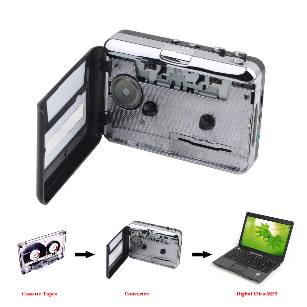 محول شريط كاسيت إلى MP3 عبر US - مراجعة Audio Music Player Pc وسعره